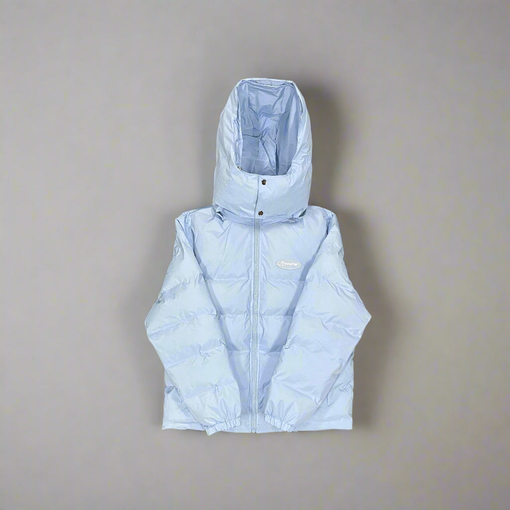 Trapstar | Ice Blue Hyperdive Detachable Hood Puffer Jacket