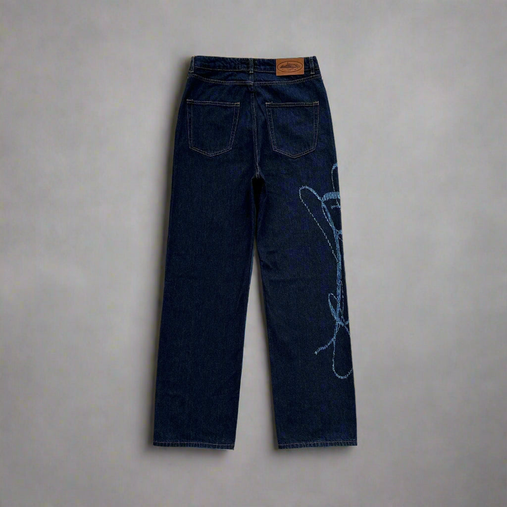 Corteiz | Frayed Denim Jeans