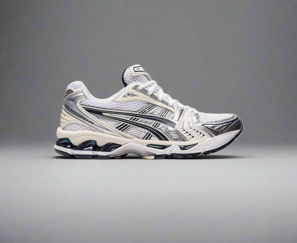 Asics Gel-Kayano 14 White & Midnight