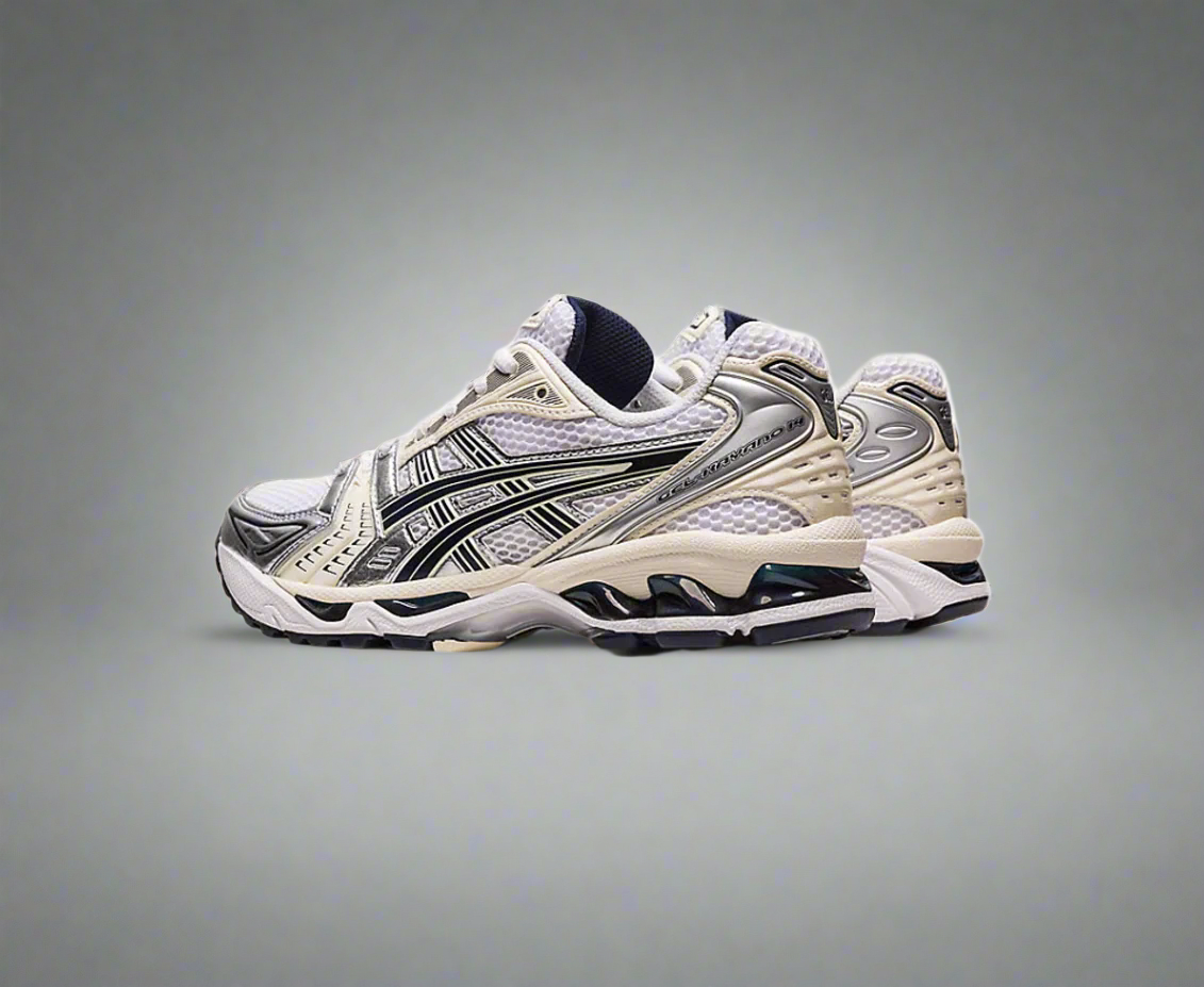 Asics Gel-Kayano 14 White & Midnight