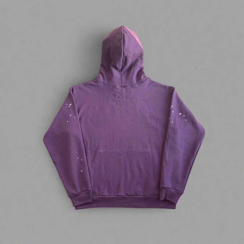 Sp5der | Purple Star OG Web V2 Hoodie