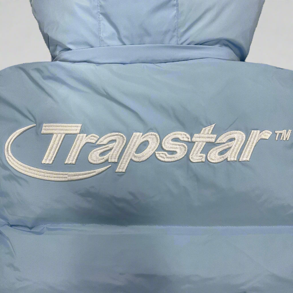 Trapstar | Ice Blue Hyperdive Detachable Hood Puffer Jacket