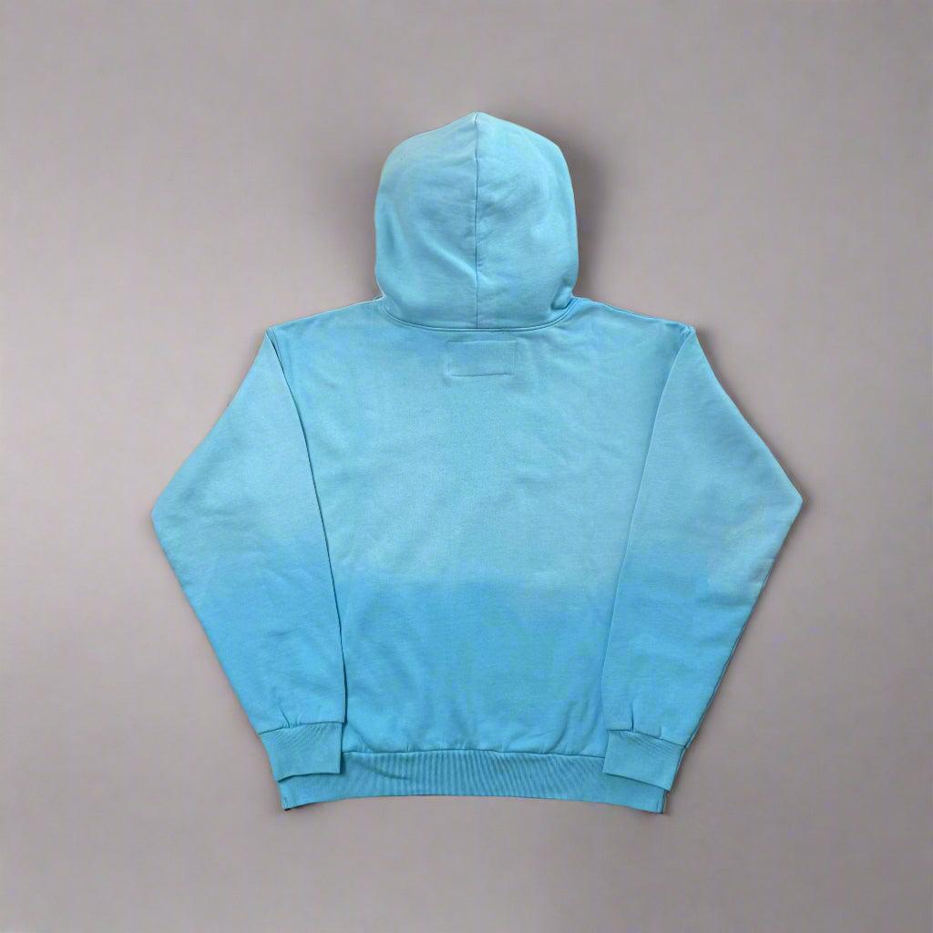 Sp5der OG Web V2 Spray Hoodie Light Blue