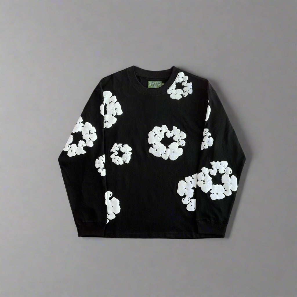 Denim Tears | Long Sleeve Cotton Wreath T-shirt