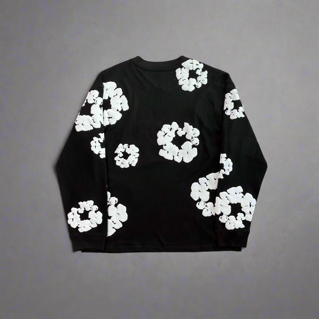 Denim Tears | Long Sleeve Cotton Wreath T-shirt